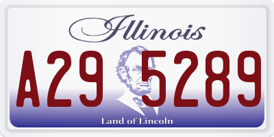 IL license plate A295289