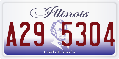 IL license plate A295304
