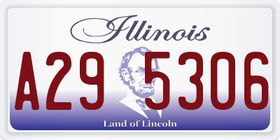 IL license plate A295306