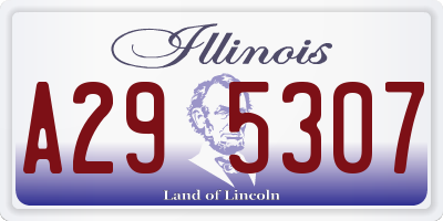 IL license plate A295307