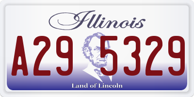 IL license plate A295329
