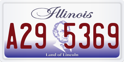 IL license plate A295369
