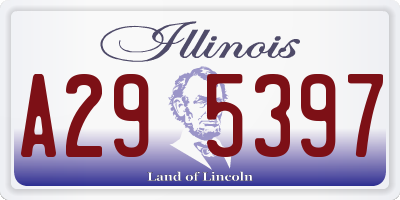 IL license plate A295397