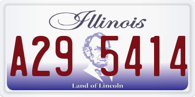 IL license plate A295414