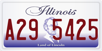 IL license plate A295425
