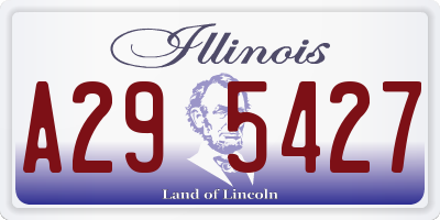 IL license plate A295427