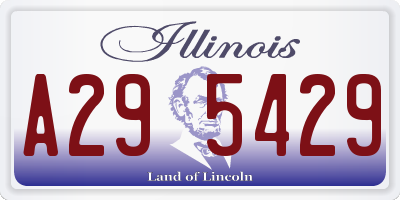 IL license plate A295429