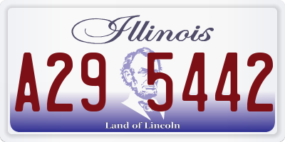 IL license plate A295442