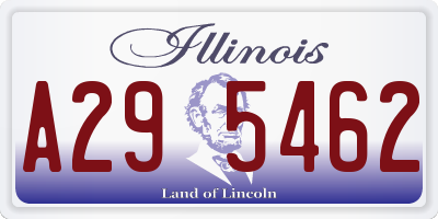 IL license plate A295462