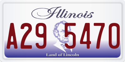 IL license plate A295470