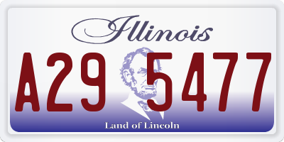 IL license plate A295477