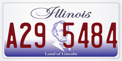 IL license plate A295484