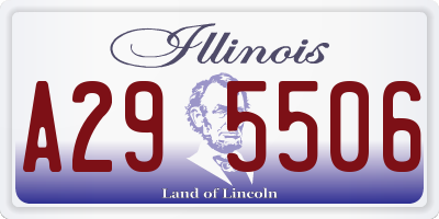 IL license plate A295506