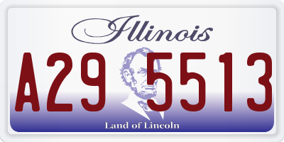 IL license plate A295513
