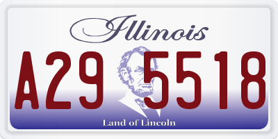 IL license plate A295518