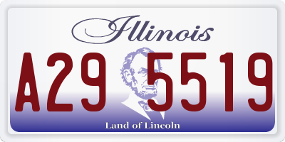 IL license plate A295519