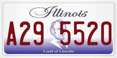 IL license plate A295520