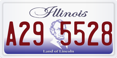 IL license plate A295528