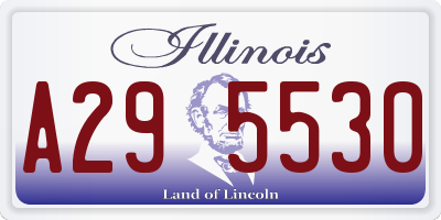 IL license plate A295530