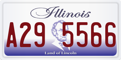 IL license plate A295566