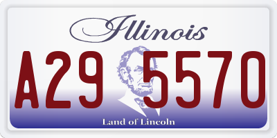 IL license plate A295570