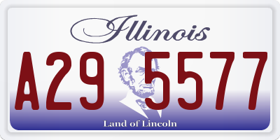 IL license plate A295577
