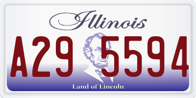 IL license plate A295594
