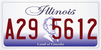 IL license plate A295612