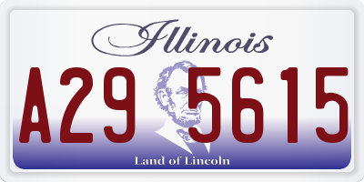 IL license plate A295615