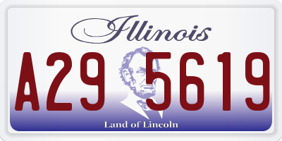 IL license plate A295619