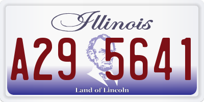 IL license plate A295641
