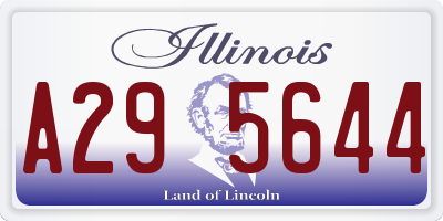 IL license plate A295644