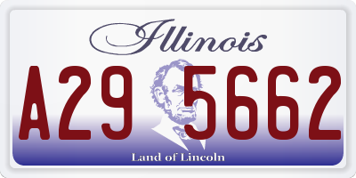 IL license plate A295662