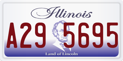 IL license plate A295695