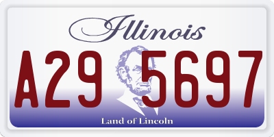 IL license plate A295697