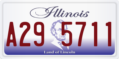IL license plate A295711