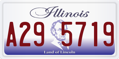 IL license plate A295719