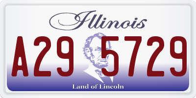 IL license plate A295729