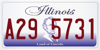 IL license plate A295731