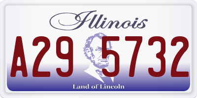IL license plate A295732