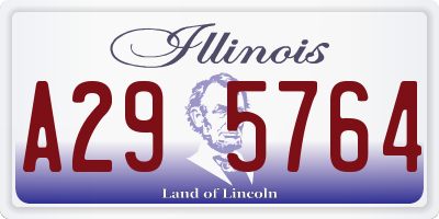 IL license plate A295764