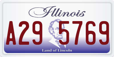 IL license plate A295769
