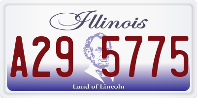 IL license plate A295775