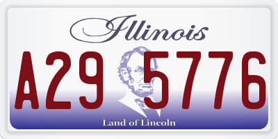 IL license plate A295776