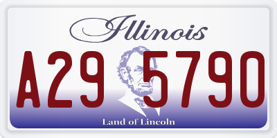 IL license plate A295790