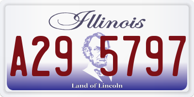 IL license plate A295797