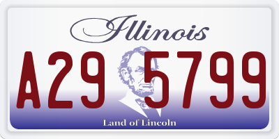 IL license plate A295799