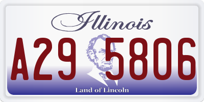 IL license plate A295806