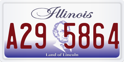 IL license plate A295864