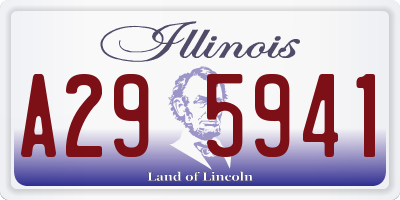 IL license plate A295941